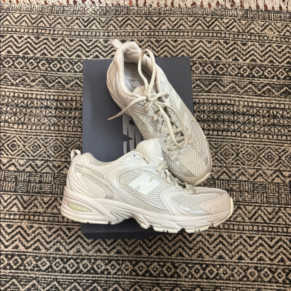 Beige New Balance Sneakers
